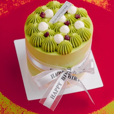 Mini matcha cake